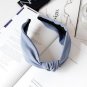 New summer hair headdress cloth broadside pressure Bow Headband knot head hoop