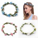 Bridesmaid Artificial Flower Head Wreath For Hair Floral headband Hair accessories Flower crown