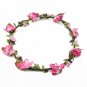 Bridesmaid Artificial Flower Head Wreath For Hair Floral headband Hair accessories Flower crown