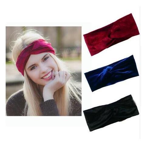 1pcs Velvet Twist Headband Women Earmuffs Earwarmers Noble Scrunchy Hair Band Turban Headband Bandan