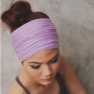 Solid Wide Patchwork Cotton Sports Headband For Women Adult Fashion Causal Elastic Turban Headwraps 