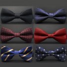 New fashion tuxedo bow tie men red and black tartan groom marry groomsmen wedding party colorful str