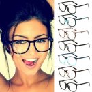 Fashion Brand Women Sunglasses Eyeglasses Frame Retro Vintage Clear Lens Glasses Metal Plain Optical