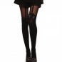 Women Sexy Stockings Thin Tights Bow Pantyhose Tattoo Suspender Sheer Pantyhose Stockings