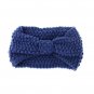 1 PCS Women Crochet Bow-Knot Turban Knitted Head Wrap Hairband Winter Ear Warmer Headband Hair Acces