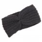 1PC Winter Knitted Woolen Bow Headband For Women Girls European Solid Warmer Ear Turban Stretch Hair
