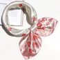 50x50cm Women Bandanas Multifunction Polyester Silk Scarf Prints Satin Small Square Shawls and Scarv
