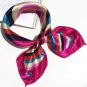 50x50cm Women Bandanas Multifunction Polyester Silk Scarf Prints Satin Small Square Shawls and Scarv