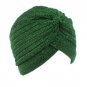 Aproms Women Bling Silver Gold Knot Twist Turban Headbands Cap Autumn Winter Warm Headwear Casual St