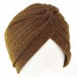 Aproms Women Bling Silver Gold Knot Twist Turban Headbands Cap Autumn Winter Warm Headwear Casual St