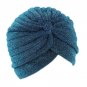 Aproms Women Bling Silver Gold Knot Twist Turban Headbands Cap Autumn Winter Warm Headwear Casual St