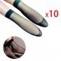 Fashional Spandex Nylon 10Pairs Women Elastic Ultra-thin Transparent Short Crystal Ankle Socks