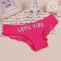 Women Lace Briefs Lady Love Sexy Pink Heart Panties Womens Low Waist Intimates Lingeries Intimates U