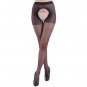 Sexy Wild Women Crotchless Sheer Pantyhose Silk Stockings Tights Black Skin White Pink Color Hot