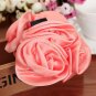 Korean Beauty Ribbon Rose Flower Bow Jaw Clip Barrette Hair Claws for Women Headwear Hair Accessorie