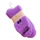 New Women Winter Women Ladies Soft Warm Fluffy Bed Socks Thickening Velvet Bow Thermal Sokken Cute S