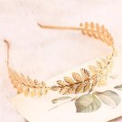 LNRRABC Gold/Silver Plated Metal Leaves Headband Women Elegant Baroque Style Charm Hair Accessories 