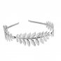 LNRRABC Gold/Silver Plated Metal Leaves Headband Women Elegant Baroque Style Charm Hair Accessories 