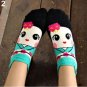 HQ 2017 Autumn New Personalized Women Princess Cute Cartoon Adults Cotton Ankle Socks Low Cut Socks 