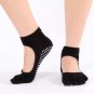 [COSPLACOOL]New Dance Half Toe Ankle Grip Short Backless Pilates Socks Women Non Slip Toe Socks Full
