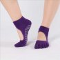 [COSPLACOOL]New Dance Half Toe Ankle Grip Short Backless Pilates Socks Women Non Slip Toe Socks Full
