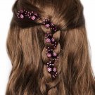6Pcs/pack Wedding Bridal Hair Claws Women Mini Headwear Rhinestone Snowflake Hair Clips Flower hairp