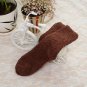 Hot Warm 1Pair Women Girls Casual Bed Socks Pure Color Fluffy Warm Winter Kids Gift Soft Floor Home