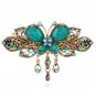 1 pcs Elegant Women Retro Vintage Crystal Diamond Butterfly Flower Barrettes Hair Clips Hair Band Ac