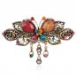 1 pcs Elegant Women Retro Vintage Crystal Diamond Butterfly Flower Barrettes Hair Clips Hair Band Ac