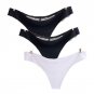 Ixuejie 3pcs/lot Plue Size Sexy G String Women Lace M L XL Briefs Satin Underwear Fashion Panties Th