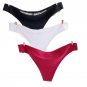 Ixuejie 3pcs/lot Plue Size Sexy G String Women Lace M L XL Briefs Satin Underwear Fashion Panties Th