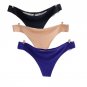 Ixuejie 3pcs/lot Plue Size Sexy G String Women Lace M L XL Briefs Satin Underwear Fashion Panties Th