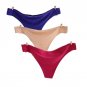 Ixuejie 3pcs/lot Plue Size Sexy G String Women Lace M L XL Briefs Satin Underwear Fashion Panties Th