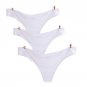 Ixuejie 3pcs/lot Plue Size Sexy G String Women Lace M L XL Briefs Satin Underwear Fashion Panties Th