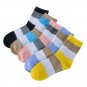 5 Pairs/lot Women\'s Socks Neatly Striped Female Short Socks Spring Autumn Casual Girls Comfortable