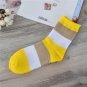 5 Pairs/lot Women\'s Socks Neatly Striped Female Short Socks Spring Autumn Casual Girls Comfortable