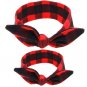 2PC/Set Mom Love Kids Rabbit Ears Hair Band Ornaments Tie Bow Women Headband Stretch Knot Cotton Hea