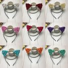 Children Girls Flower Cat Ears 2017 New Cute Hair Accessories Headwear Boho Style Children Cat Ears 