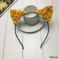 Children Girls Flower Cat Ears 2017 New Cute Hair Accessories Headwear Boho Style Children Cat Ears 