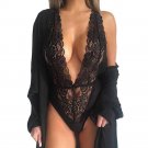 Hot New Women Sexy Deep V Neck Lace Lingerie Sleepwear Dress Underwear Babydoll Nightgown Black nigh