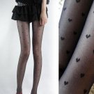 2017 New Women Sexy Design Lovely Super Slim Tights Heart Pattern Spring Pantyhose -MX8