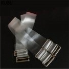 3Pair Women\'s Adjustable Transparent Silicone Bra Straps Elastic Underwear Shoulder Strap Backless 