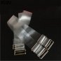 3Pair Women\'s Adjustable Transparent Silicone Bra Straps Elastic Underwear Shoulder Strap Backless 