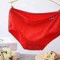 SCECENT Sexy Women Panties Mid-Rise Seamless Candy Color Breathable Cotton Triangle Temptation Under