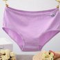 SCECENT Sexy Women Panties Mid-Rise Seamless Candy Color Breathable Cotton Triangle Temptation Under