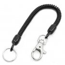 2 Tactical Retractable Plastic Spring Elastic Rope Securit Gear Tool For Airsoft Outdoor Hiking Camp