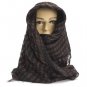 Unisex Lightweight Plaid Tassel Arab Desert Shemagh KeffIyeh Scarf Wrap Pashmina