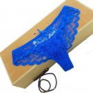 6 colors LACE Cotton Women\'s Sexy Thongs G-string Underwear Panties Briefs For Ladies T-back,1pcs/L