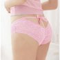 Free Shipping The princess lace diamond bow deep V channel ladies underwear VI lacy panties #7120R3