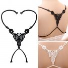 Women Sexy Bra Straps Flowe Butterfly Strap Brassiere Part Rhinestone Decoration Underwear Cross Bra